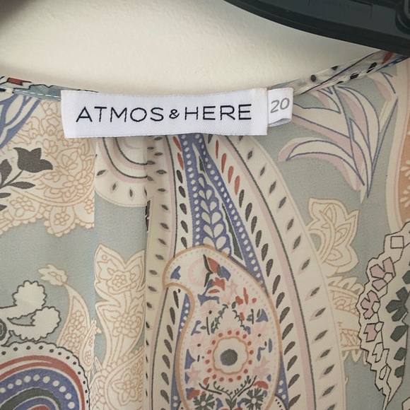 Atmos&Here size 20 Cleopatra wrap dress. - Picture 3 of 4